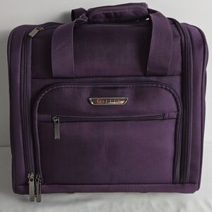 Elegant TPRC Purple Travel Bag With Retractable Handle And USB Port Gorgeous